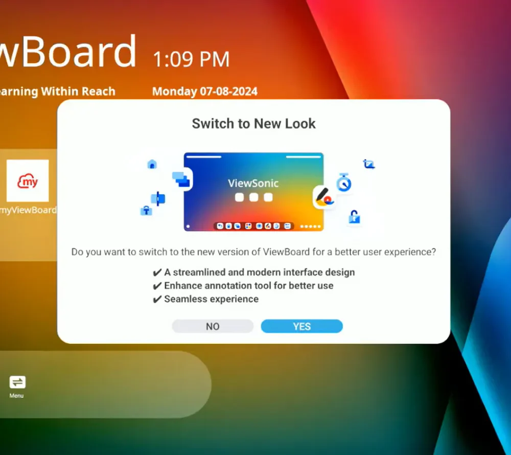 ViewSonic IFP6550 65 Inch 4K UHD Interactive ViewBoard Display