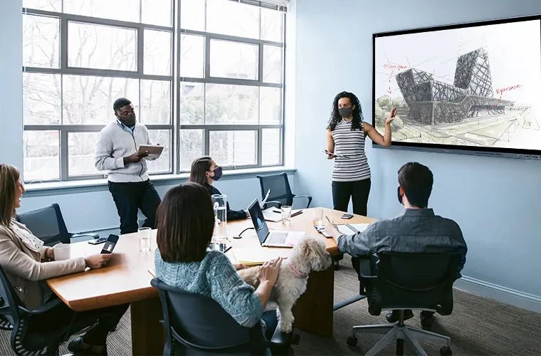 ViewSonic IFP7562 75-inch 4K UHD PCAP Touch Interactive Display for Collaboration - Image 10