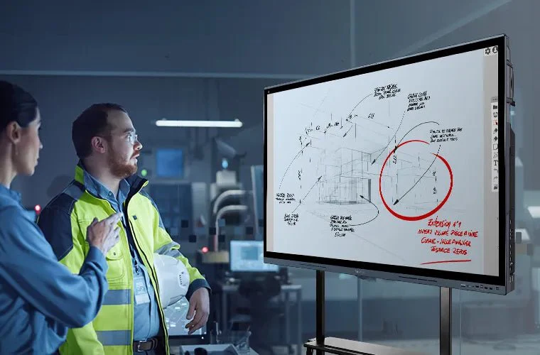 ViewSonic IFP7562 75-inch 4K UHD PCAP Touch Interactive Display for Collaboration - Image 11