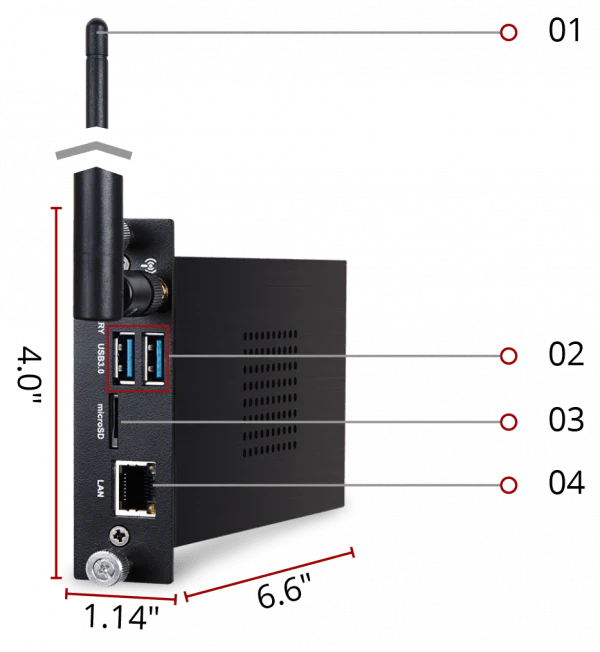 ViewSonic VPC01-AN Android slot in module - Image 3